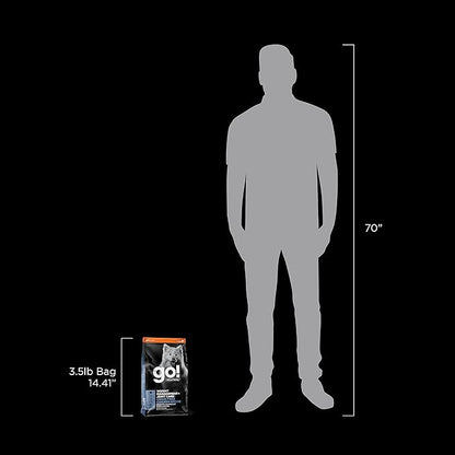 Go! Solutions Weight Management + Joint Care, Grain-Free Dry Dog Food, Chicken Adult and Senior Recipe, 3.5 lb Bag