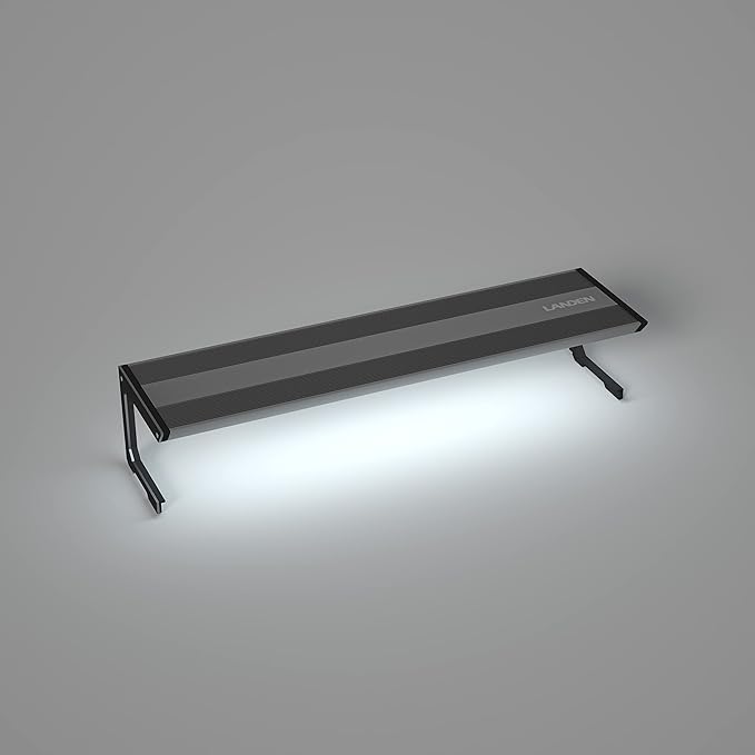LANDEN AQUABRITE 45 LED Aquarium Light RGB+W for 17.72in (45cm) Rimless Freshwater Fish Tanks - Full Spectrum Lighting with Adjustable Brightness with Controller