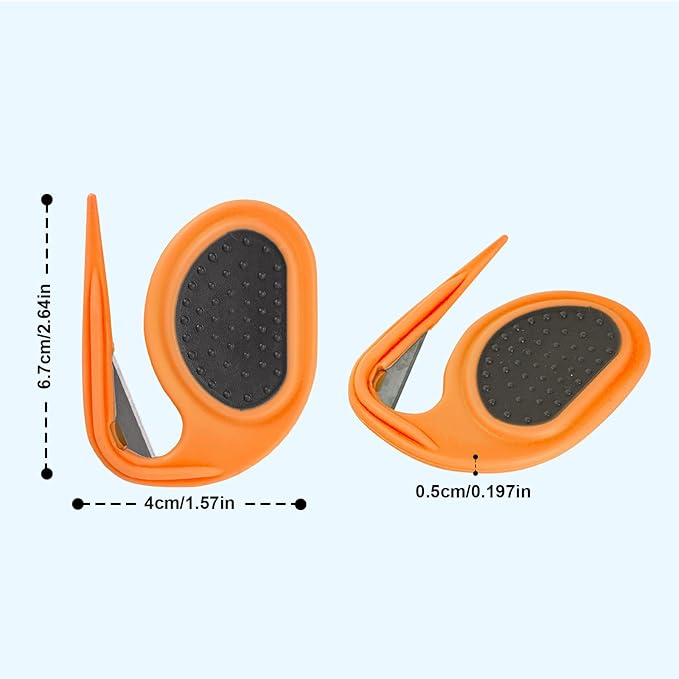 2Pcs Knotting Comb for Cat and Dog Dog Knot Remover Cat Knot Cutter for Pets Puppy Kitten Brush Hair Knot Removal Tool (Orange)