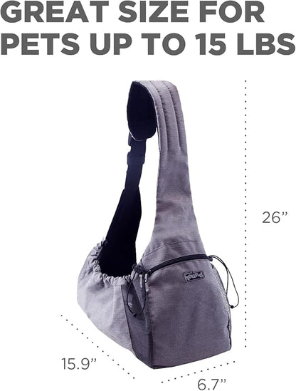 Outward Hound PupPak Sling Dog Carrier, Grey, One Size