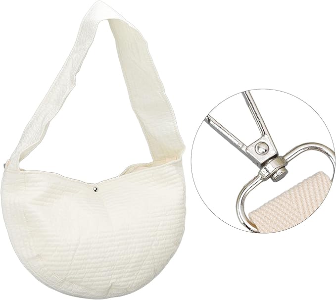 Dog Sling Carrier, Breathable Hand Safe Pet Sling Carrier Soft Comfortable Cat Sling Carrier with Widen Shoulder Strap for Outdoor, Traveling, Subway, Small Dogs, Cats,