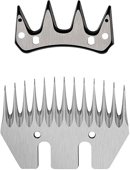 13 Tooth Sheep Shear Clipper Replacement Blades for Electric Sheep Clippers（ 2 Sets ）