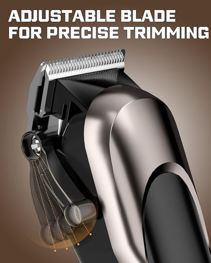 ACE2ACE Dog Clippers Grooming Professional for Thick Hair, Dog Shaver Grooming Kit, Cordless Pet Cat Clippers for Thick Curly Fur, Low Noise Rechargeable Cat Trimmer-7Krpm