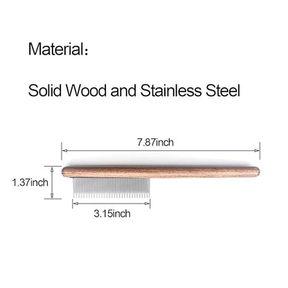 Cat comb,dog comb,Solid Wood Pet Comb Grooming Tool for Cats,Dogs and rabbits