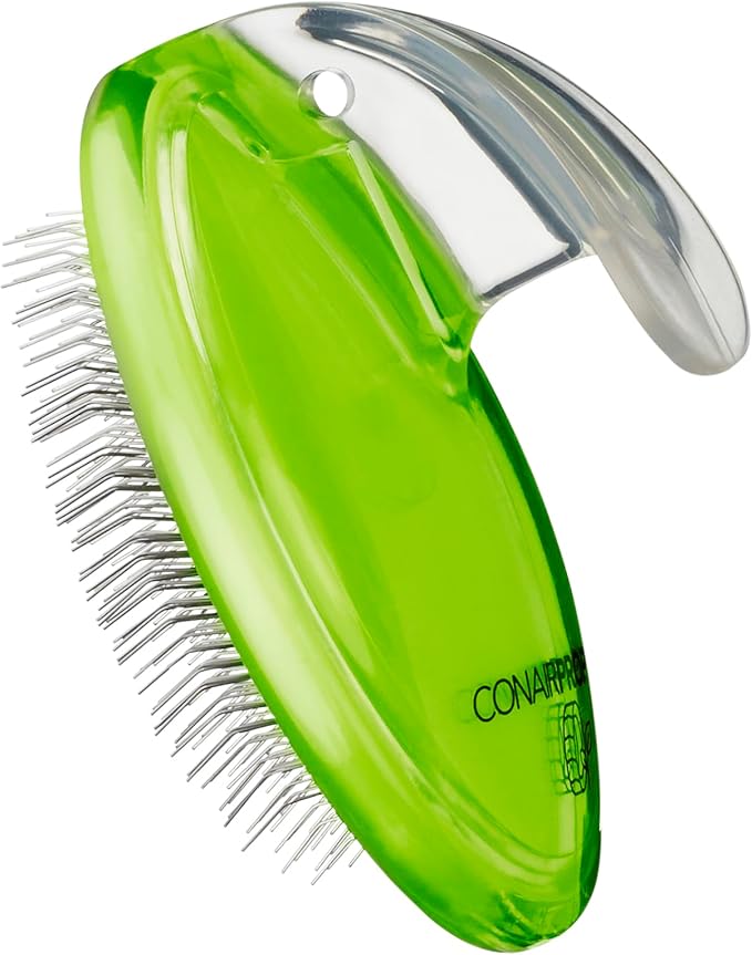 CONAIRPROPET Slicker Brush with Ergonomic Pet-It Design, Dog Brush for Shedding, Slicker Brush