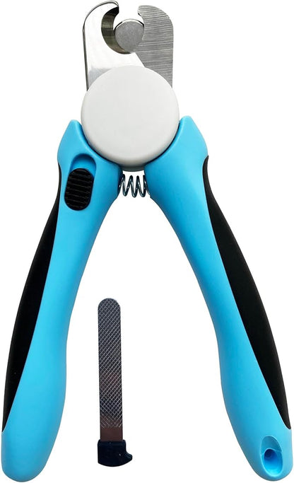 Dog Nail Clippers, Cat Nail Trimmer, Nail Clippers for Dogs & Cats paw, Pet Toenail Clipper for Medium Large Dogs with Nail File, Claw Grooming Clippers with Safety Guard