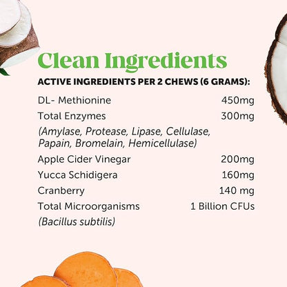 Pet Honesty Grass Green - Pee Grass Spot Saver Caused by Dog Urine, Gut Health Probiotics, Dog Urine Neutralizer for Lawn, Grass Burn Spot Chews, Cranberry, Apple Cider Vinegar, Dog Rock (Turkey 90ct)