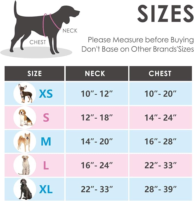 PHOEPET No Pull Dog Harnesses for Small Dogs Reflective Adjustable Front Clip Vest with Handle 2 Metal Rings 3 Buckles [Easy to Put on & Take Off](XS, Pink)