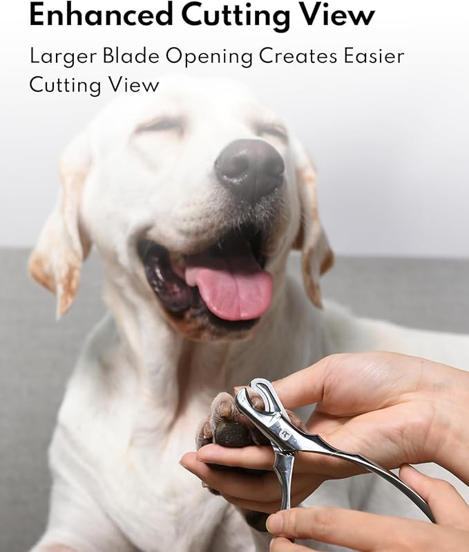Dog Nail Clippers  Sharp, Durable, All Steel Material, Ergonomic Non-Slip Handle, Safe and Comfortable Trimming, Professional Pet Nail Trimmers for All Dogs Cats