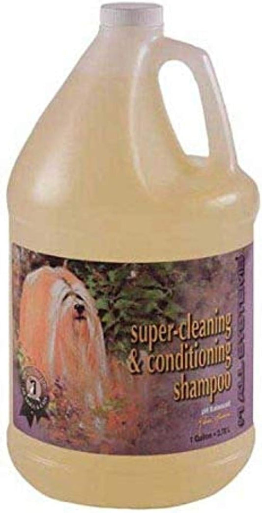 #1 All Systems Super Cleaning and Conditioning Pet Shampoo, 1-Gallon