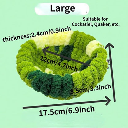 Bird Nest for All Seasons, Bird Cage Nest for Parrot, Parakeets, Lovebirds, Cockatiels, Budgies, Conures, Quaker, Small and Medium Birds (Large,Blue)