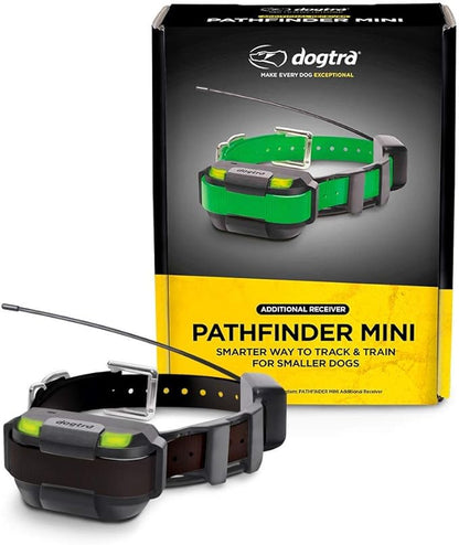 Dogtra Pathfinder Mini Additional Receiver in Black 4-Mile 21-Dog Expandable Waterproof Smartphone GPS Tracking & Training Mini E-Collar
