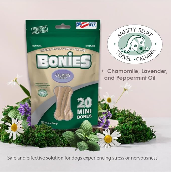 BONIES Natural Calming Multi-Pack MINI (20 Bones / 7 oz)