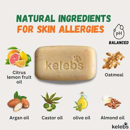 Dog Shampoo for Smelly Dogs, Natural Dog Deodorizing Shampoo Bar with Citrus Essential Oils | Eco-Friendly | Zero Plastic Waste | Vegan | 9 Bars - Value Pack