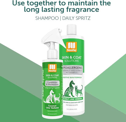 Nootie - Pet Shampoo for Sensitive Skin - Revitalizes Dry Skin & Coat - Natural Ingredients - Gentle Dog Shampoo - Cleans & Conditions