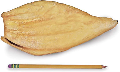 EcoKind Pet Treats Jumbo (6-8 inches Each) Cow Ear Dog Treats - 100% All-Natural Beef Dog Chews - Promotes Dental Health - Durable & Long-Lasting, Free Range Grass Fed Cattle (6 Ears)