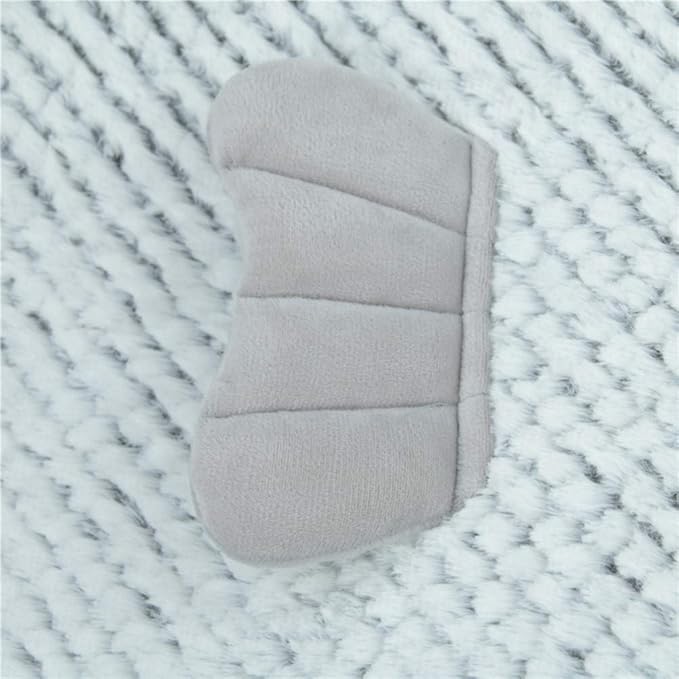 La La Pet® Plush Cat Bed Cave Calming Washable Pet House Bed Selfwarming Pet Bed Foldable Cat Sleep Tent Dog Nest Soft Puppy House Bed for Cats and Small Dogs(Gray,S)