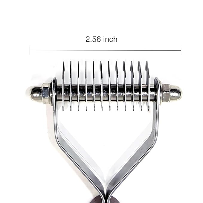 Wooden Dog Brush for Shedding Reduce Pet Hair with Long Hair Deshedding Brush Pet Brush (Small)