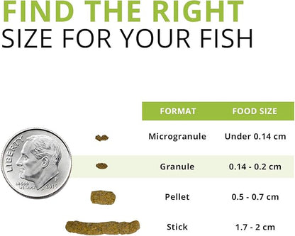 Fluval Bug Bites Bottom Feeder Fish Food, Granules for Small to Medium Sized Fish, 1.60 Oz., A6586 (Pack of 2)