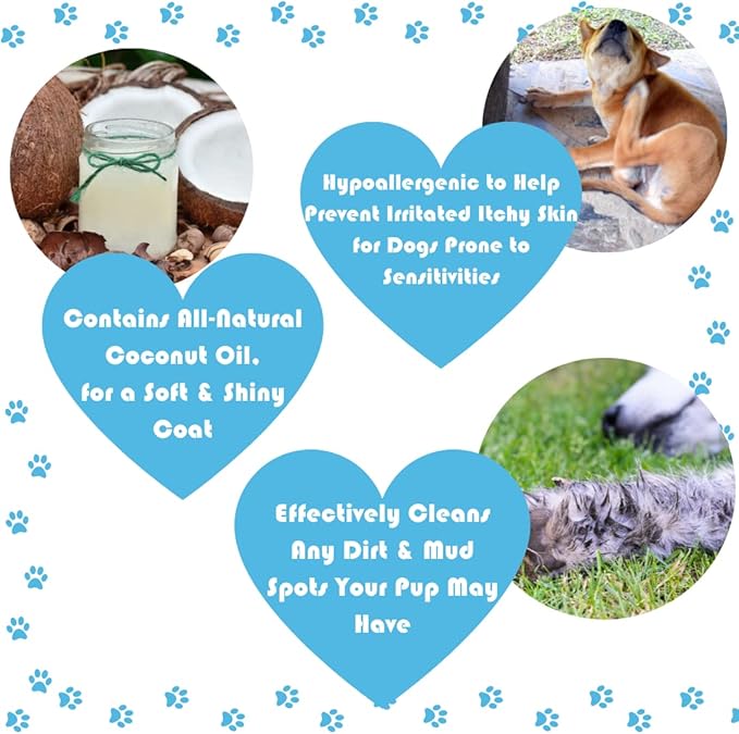 Natural Waterless Bath Spray, for Dogs, Hypoallergenic Unscented, 8oz