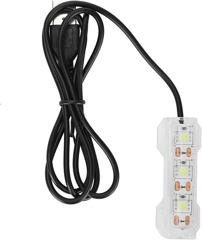 Ejoyous Aquarium LED Light, Fish LED Lamp Small Aquarium Water Plant Light Decorative Lighting for Submersible Underwater Fish Aquarium Landscape Decoration Accessories