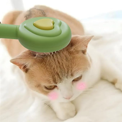 self-cleaning cat and dog grooming brush removal comb, cat brush and dog pet comb tool, used to remove loose and loose hair, tangled hair on mats