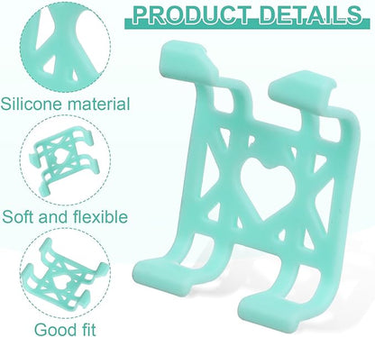 4Pcs Dog GPS Trackers Rubber Clip Compatible with Tractive GPS, Soft Pet Location Trackers Clips, Replacement Rubber Attachment Clips for Pet