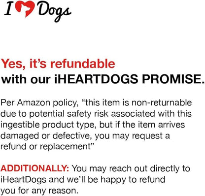 iHeartDogs Salmon Oil for Dogs and Cats - Nourishing Skin & Coat Omega 3 Fish Oil for Dogs Supports Allergy & Itch Relief, Heart Health and Joint Health - 32 oz