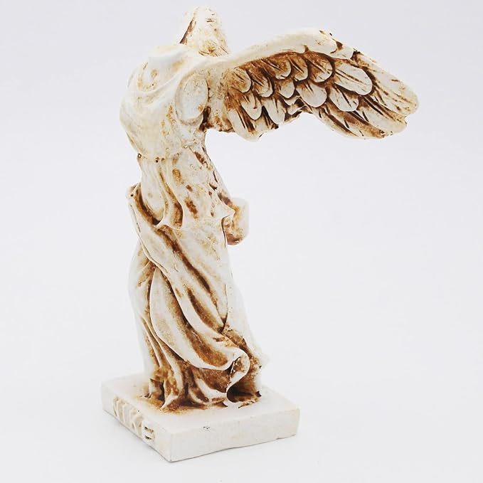 Winged Victory of Samothrace Fish Tank Decorations Decor Sculpture Statues Figurine Ancient Greece Reptile Turtle Lizard Spider Tanks Terrarium Statue Décor Ornament Pet Brown