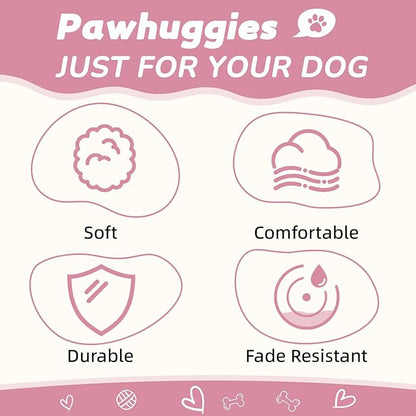 Dog Harness for Large Dogs Rayon Derived from Bamboo 90%, Polyester 10% No Pull Large Dog Harness, Step-in Adjustable Dog Harness for Large Dogs-Pink