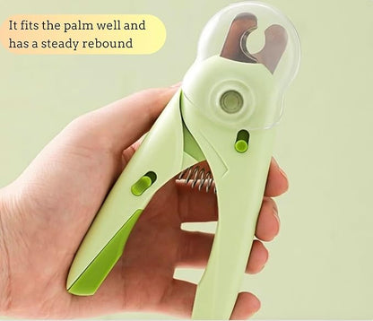 3 in 1 Dog & Cat Pets Nail Clippers and Trimmers-with Safety Guard to Avoid Overcutting. LED Dog Nail Clipper with Light, Illuminates Nails or Bloodline for Safe and Easy Trimmers,for Cats & Dogs