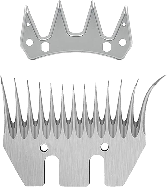13 Tooth Sheep Shear Clipper Replacement Blades for Electric Sheep Clippers（ 2 Sets ）
