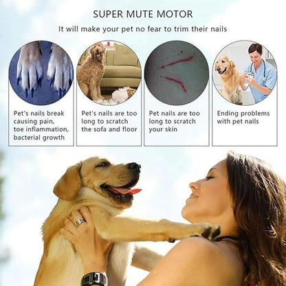 Tvoip 3 Pack Dog Nail Grinder Regular, Extra Hard Super Soft Replacement Head Small Large Dogs Premium Quality Diamond Tip Drill Bit Professional Dog Nail Trimmers Grooming Kit