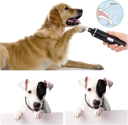 ENJOY PET Dog Nail Grinder, Dog Nail Trimmers, Cat Nail Grinder with Professional 2-Speed 3 Grooming Options for Small Medium Large Dog Cat