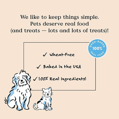 Bocce's Bakery All-Natural, Small Batch, Organic Dog Treats, Spiced Cake Biscuits, Wheat-Free, Limited-Ingredient, Made in The USA with 100% Recyclable Packaging, 12 oz Bag (DG-BC-SCC)