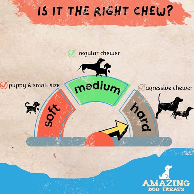 Amazing Dog Treats - Stuffed Shin Bone for Dogs (Bacon and Cheese, 2-3 Inch - 4 Count) - All Natural Dog Bones