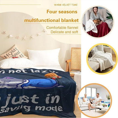 Cat Print Blanket Soft Flannel Cozy Cute Fleece Blankets and Throws for Adults Kids Boys Teens Gifts Warm Plush Lightweight Throw All-Season for Couch Sofa Bed 40''x50''