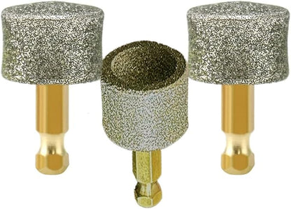 3 Pack Dog Nail Grinder Replacement Head, Pet Nail Grinder Diamond Tip Replacement, Professional Spare Grinding Head for Electric Pet Paw Trimmer Nail Grinder, Dog Claw Smoothing Grinder Bits