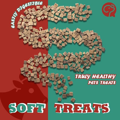 18oz Freeze Dried Beef Liver Dog Treats & Healthy Snacks for Cat,100% Raw Beef Liver Cut Into Pieces,Soft Treats for Training & Rewards,Supplementing Trace Elements