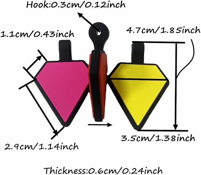 6 Pack Original Silent Diamond Shape Silicone Pet Tag,Modifiable ID Dog Tags,with Double Blank Sides to Engrave,6 Attractive Colors in One Set