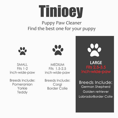 Dog Paw Cleaner for Large Dogs, Dog Paw Washer, Muddy Paw Cleaner, Pet Foot Cleaner, Dog Paw Protector Kit