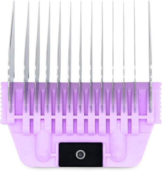 A Series Wide 19mm 3/4' Metal Comb, Dog Grooming Blades for Smooth Coat, Professional, Durable and Precise for Trimming and Finishing, Compatible with A Series Clippers