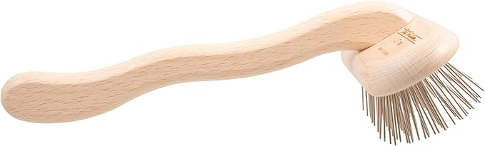 Chris Christensen Detangle and Finishing Spray + Dog Brush Bundle: Ice on Ice Detangler & Finishing Spray- Adds Elasticity & Strength + 27mm T-Brush- Stainless Steel Pins