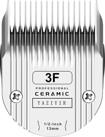 3F Dog Grooming Detachable Ceramic Blade,Compatible with WAHL 5 in 1 Blade for Wahl Arco, Bravura, Chromado, Creativa, Figura, and Motion Clippers. Cut Length 1/2-Inch 13mm
