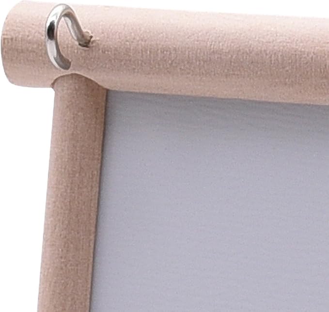 HANZE Bird Mirror Swing with Rattan Ball | Natural Wood Parrot Toy with Metal Hooks for Macaws, Cockatiels, Parakeets, Lovebirds | Safe Chewing & Mental Stimulation