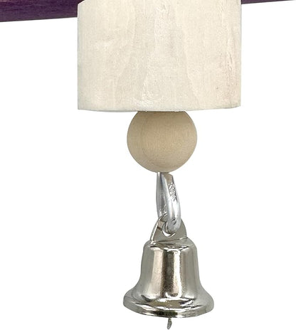 by M&M 1129 Ringing Rainbow Sola Stick Stack - Handcrafted Chewing Bird Cage Fun, Colorful Wooden Chew Slats, Natural Skinny Sola Sticks, Natural Sola Cubes, Shape Changing