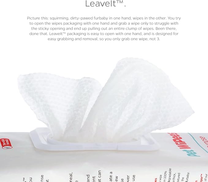 Pet Parents® Pet WiPees Dog All Purpose + Skin & Coat Pet Wipes, Pet Wipes for Dogs, Dog Wipes & Puppy Wipes, Paw Wipes for Dogs (100 Count (Pack of 1), Calming)