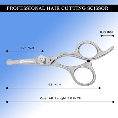 Dog Grooming Scissors,Stainless Steel Pet Scissor,Sharp and Durable Pet Grooming Shears for Dogs Cats for Home,Straight Pet Scissors with Safe Round Tips for Trimming,Dog Trimming Scissors