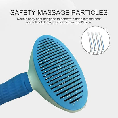 Cat Brush,Cat Brushes For Indoor Cats, Dog Brush,Dog Brush for Shedding, Cat Comb Pet Massage Tool Suitable for Long or Short Pet Hair Cleaner, Removes Tangles & Loose Fur