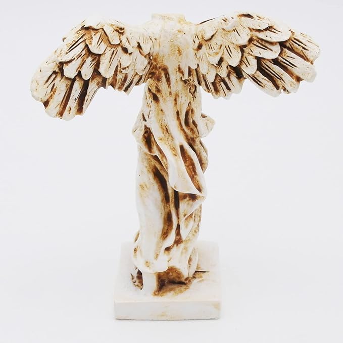 Winged Victory of Samothrace Fish Tank Decorations Decor Sculpture Statues Figurine Ancient Greece Reptile Turtle Lizard Spider Tanks Terrarium Statue Décor Ornament Pet Brown